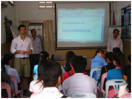 From the first Wedu workshop held in Phnom Penh in Cambodia.